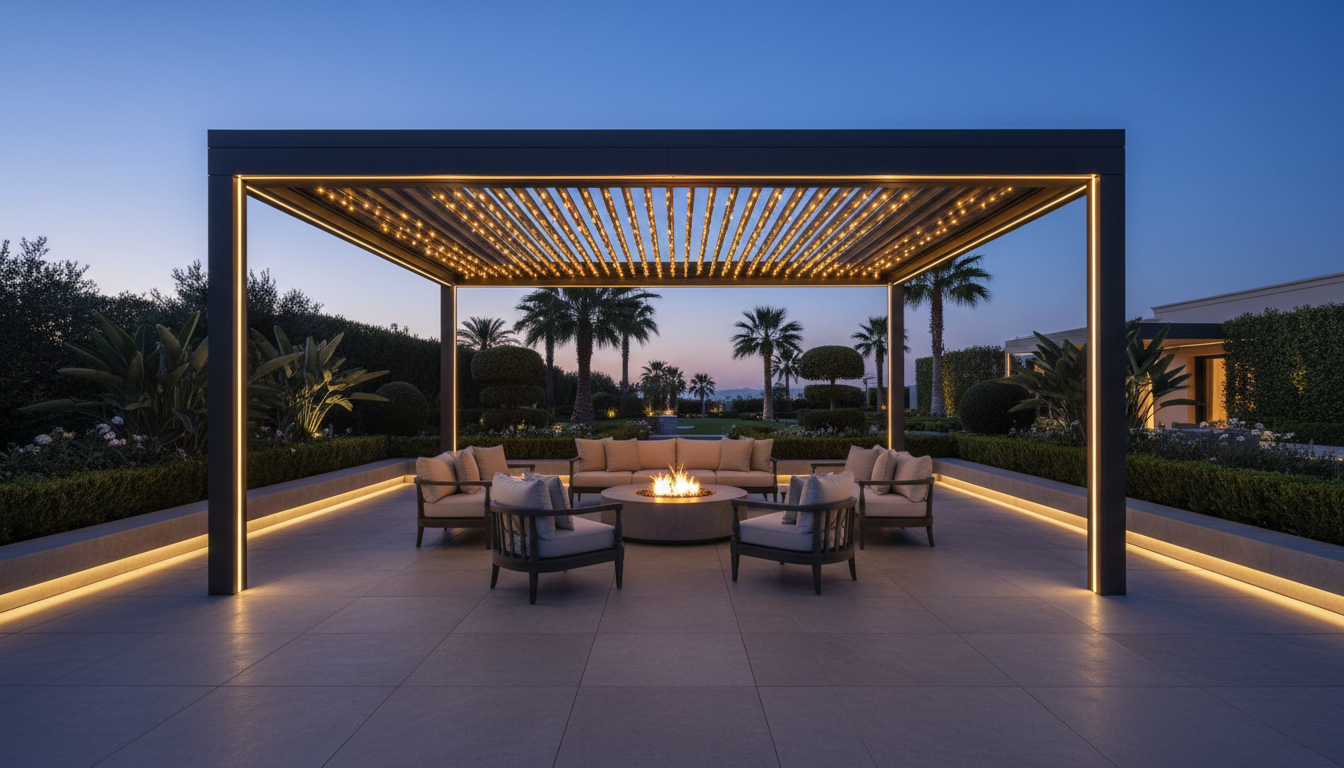 Pergola bioclimatique sur mesure